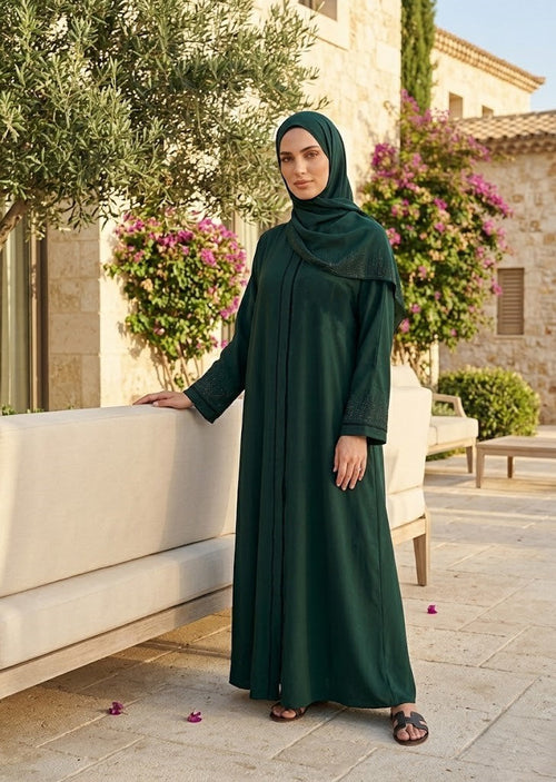 Ayleen Green New Design Abaya