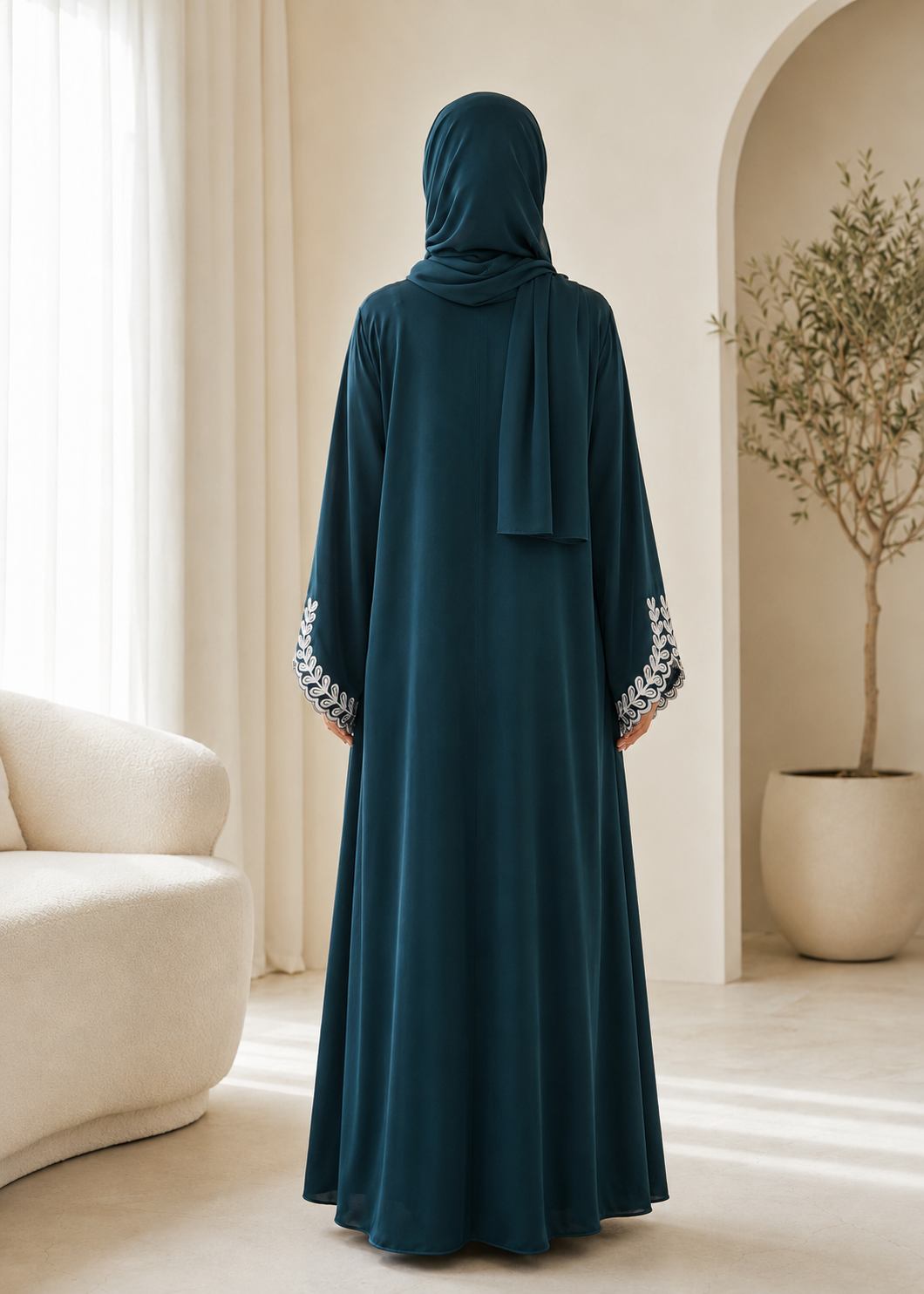 Green Paradise New Design Abaya