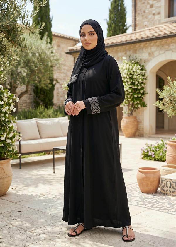 Silk Serenity New Design Abaya