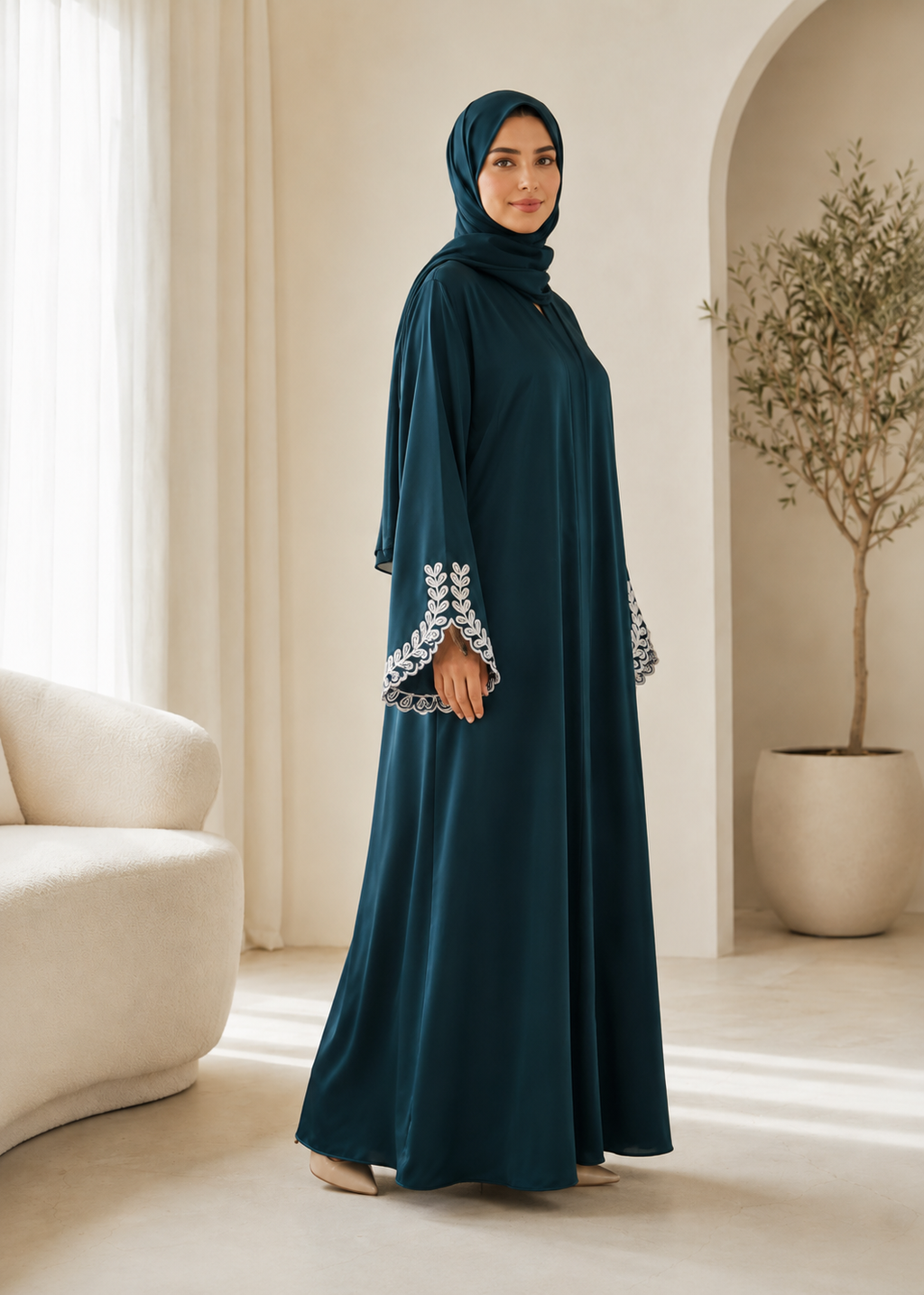 Green Paradise New Design Abaya