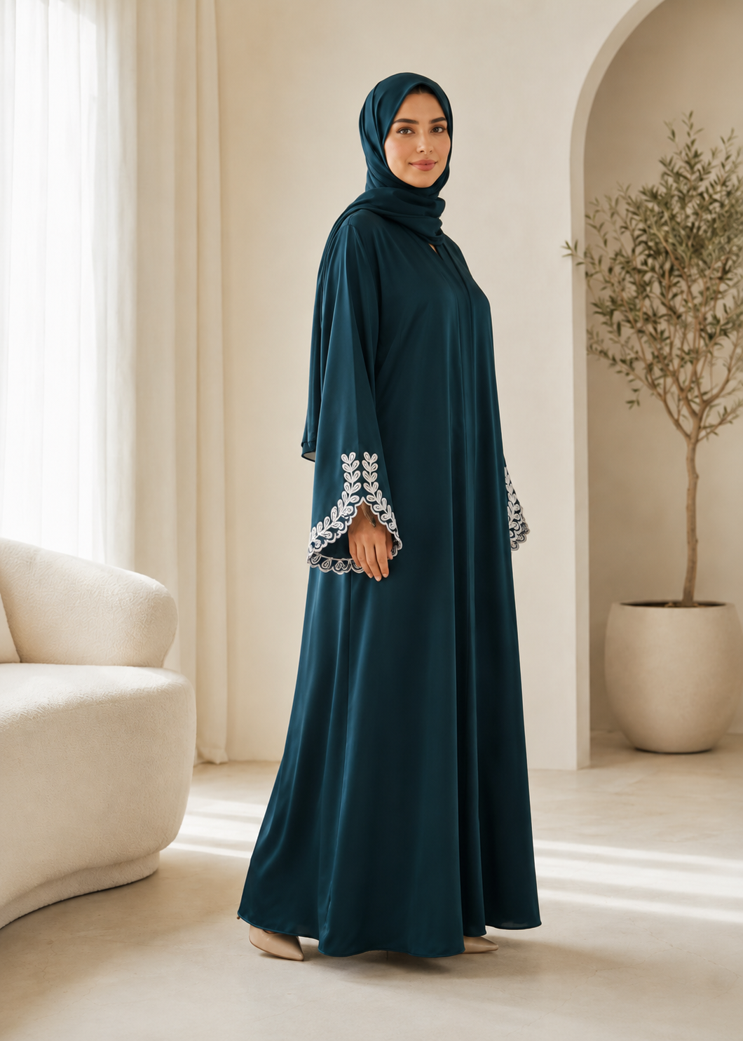 Green Paradise New Design Abaya