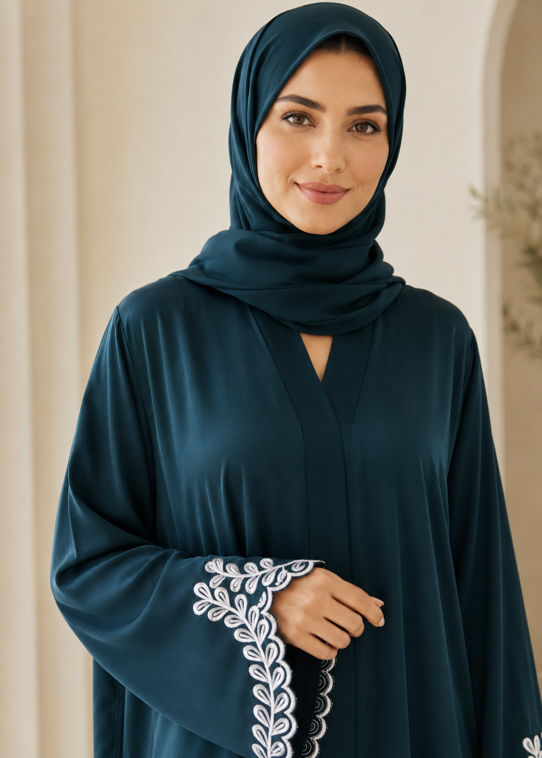 Green Paradise New Design Abaya