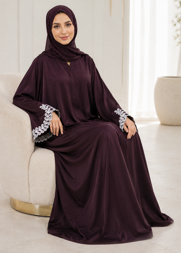Maroon Paradise New Design Abaya