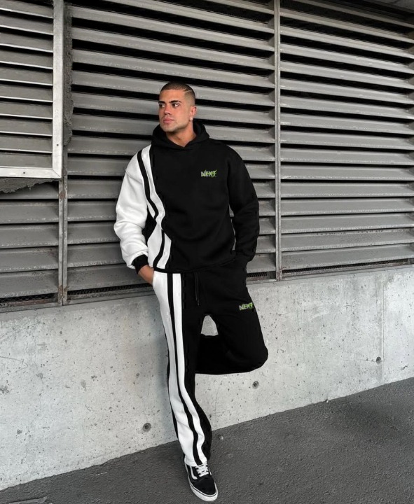 Men’s Premium Contrast Panel Tracksuit