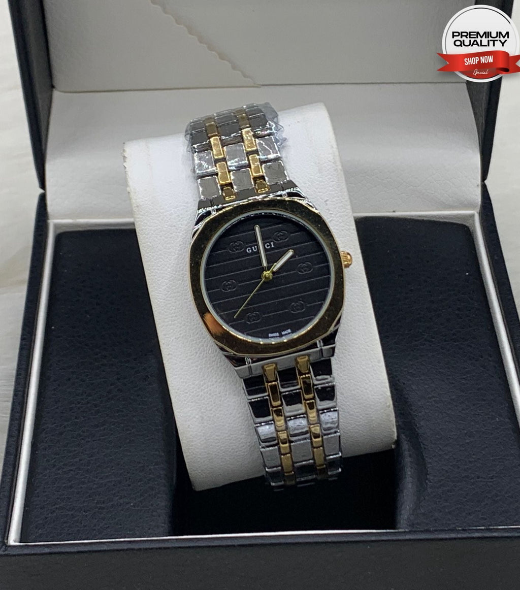 Stylish Women’s Watch – Two Tone Stainless Steel Strap,Elegant Wrist Watch