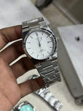 Tissot PRX Powermatic 80 Automatic Men's Watch – Premium Mint Green Waffle Dial Stainless Steel Luxury Watch