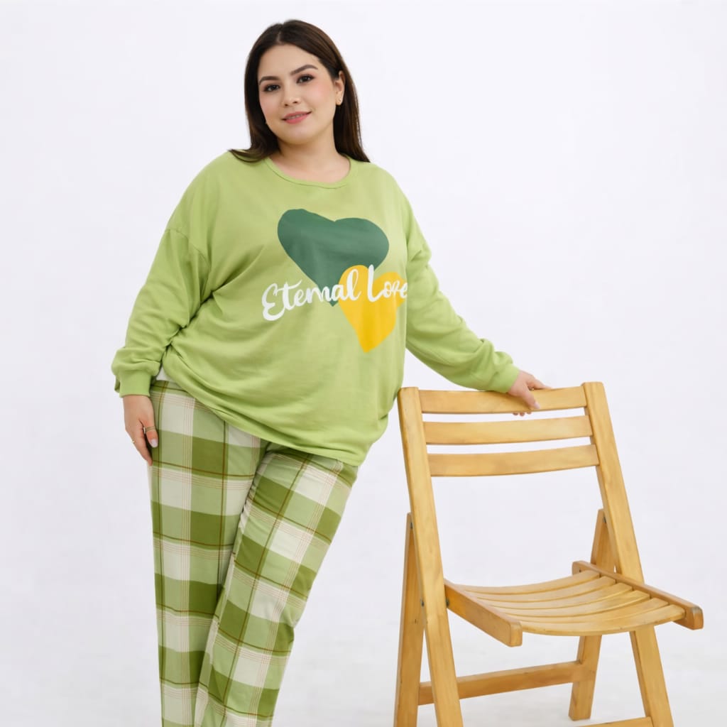 Eternal Love Printed Night Suit for Women