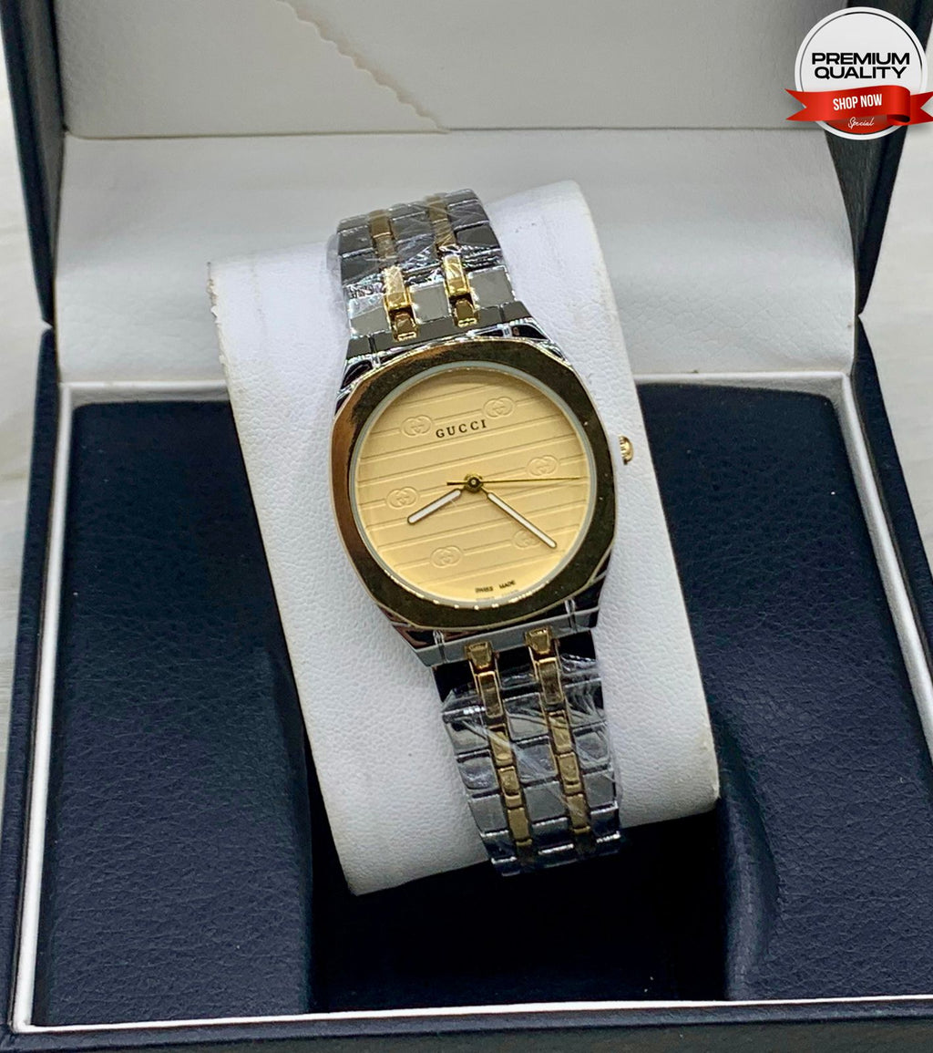 Stylish Women’s Watch – Two Tone Stainless Steel Strap,Elegant Wrist Watch