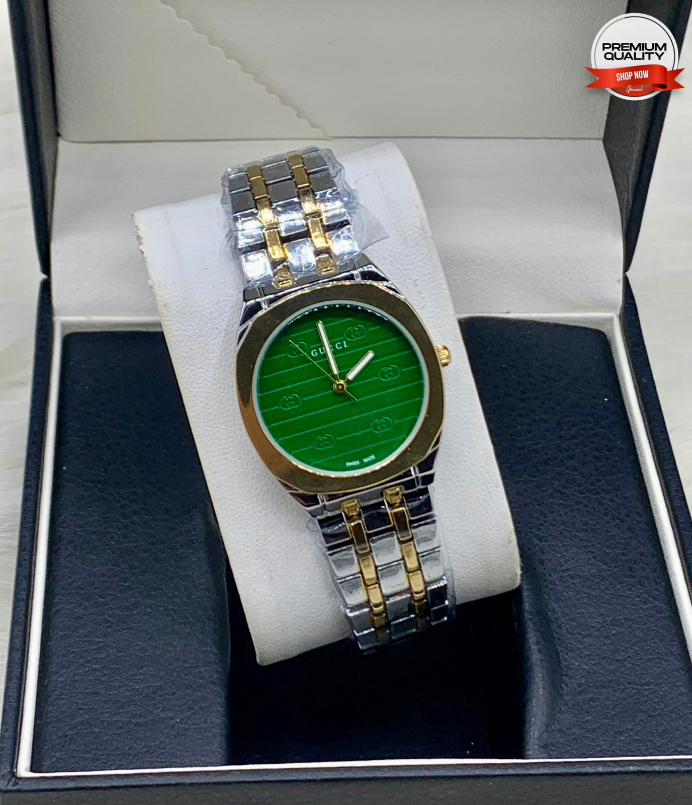 Stylish Women’s Watch – Two Tone Stainless Steel Strap,Elegant Wrist Watch