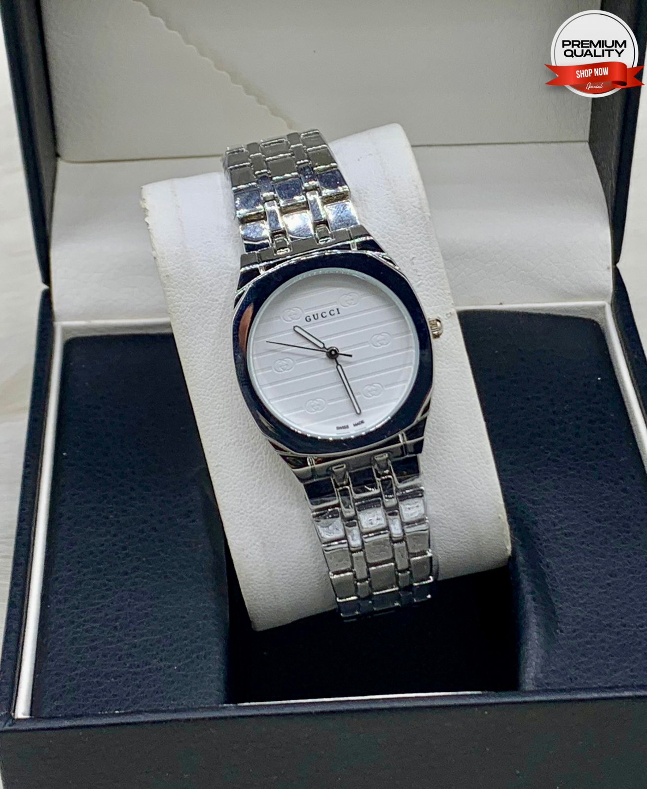 Stylish Women’s Watch – Two Tone Stainless Steel Strap,Elegant Wrist Watch